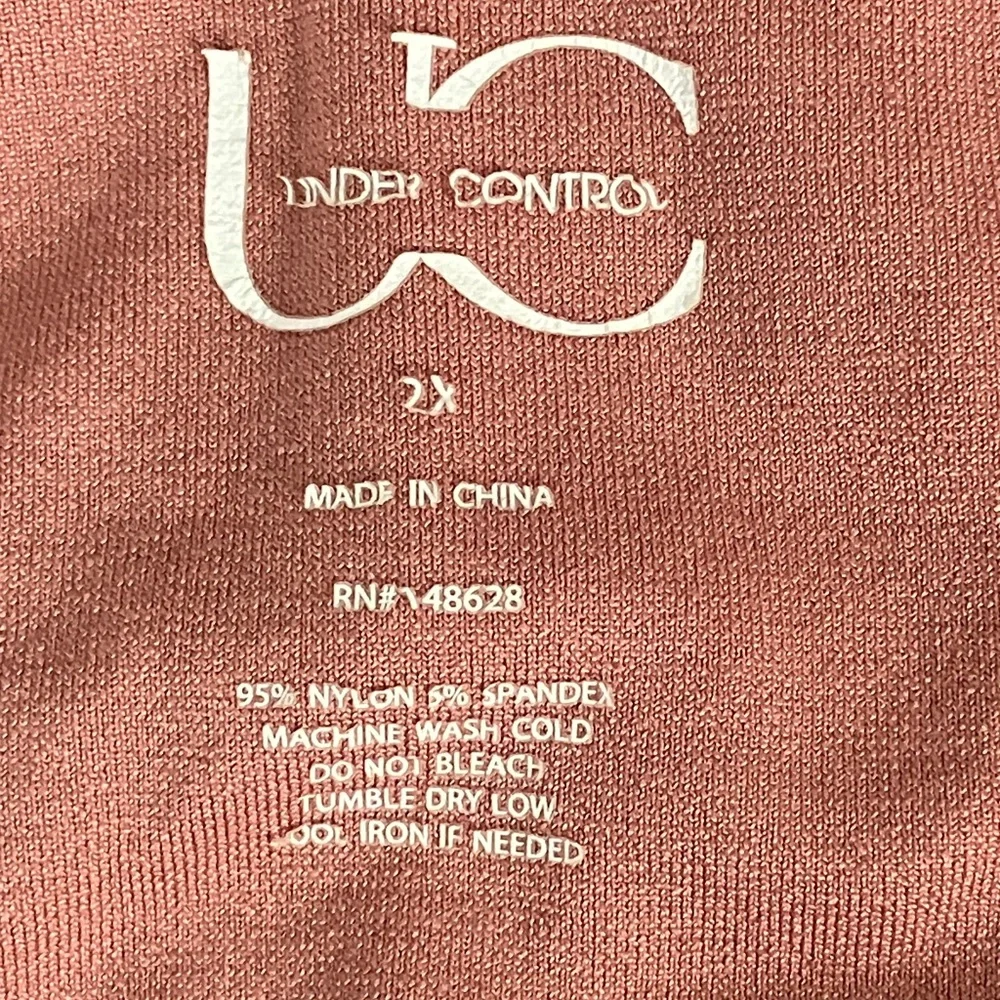 3/$15❤️ under control racer back for large bust sports bra dusty pink 2X - Picture 2 of 5